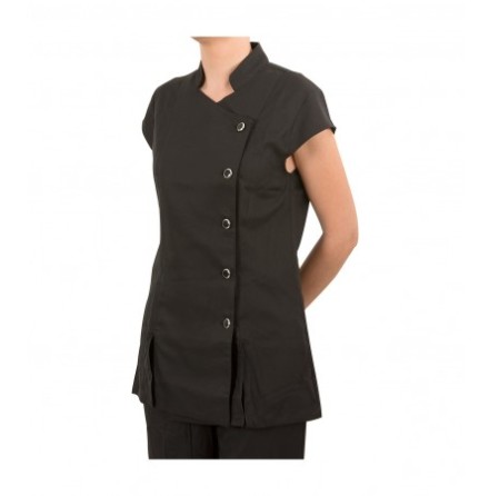 Svart arbetsrock f�r sk�nhetssalonger S-L