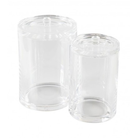 Set med 2 akryl sk�lar