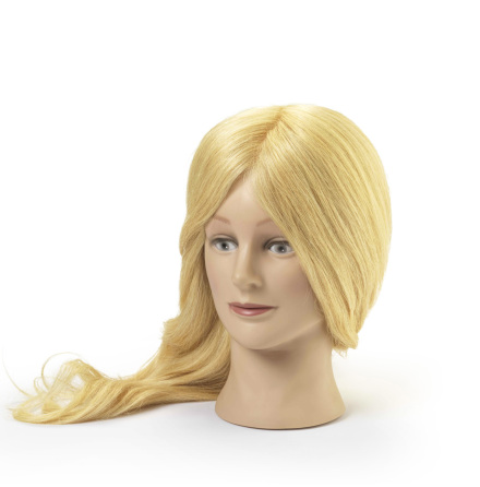 �vningsdocka 100 % �kta h�r 45-50cm