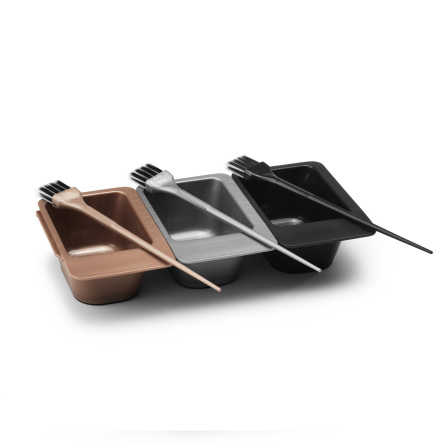Kit med f�rgsk�l & penslar