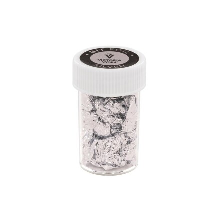 Dekorationsfolie f�r naglar Silver