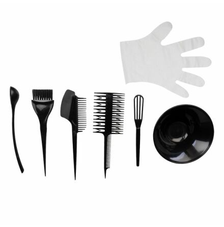 Set f�r applicering fris�r f�rger