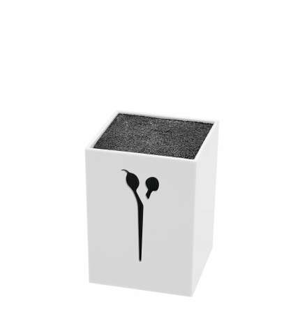 Saxh�llare f�r 4 saxar Vit/Svart