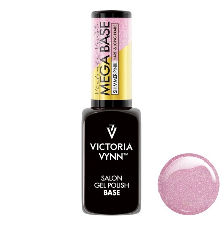 Gel Polish Mega Base Shimmer Pink UV/LED 8ml