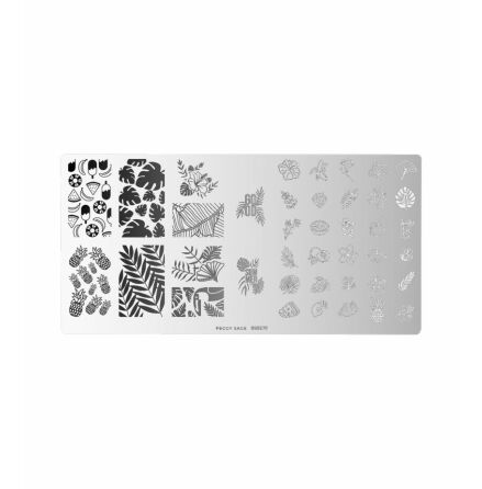 Nagellacksst�mpel plate tropical punch