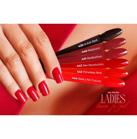 Gel Polish Color - Ladies Love Red Collection