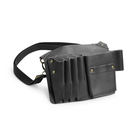 Saxh�lster i l�der 21x19 cm
