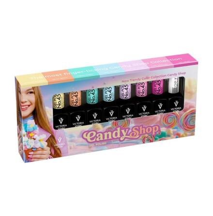 Kit Candy Shop 452-458 + TOP IT 8ml