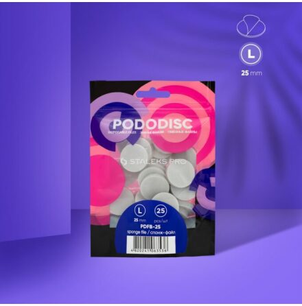 Slipkuddar f�r pedikyr 25mm paket 25st
