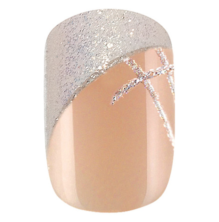 Set med 24 l�snaglar shiny French