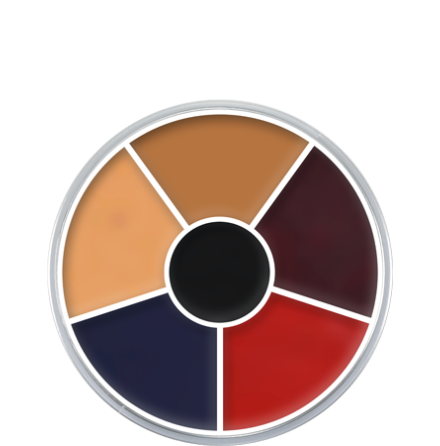 CreamColorCircle Burned Skin